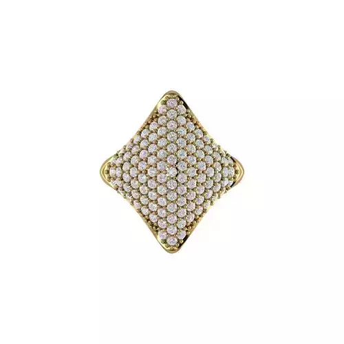 Diamond Dome Shape Ring