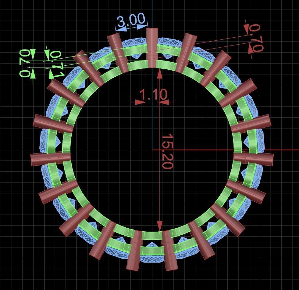 Ring tif style etr forev infinity 1 3D print model_9
