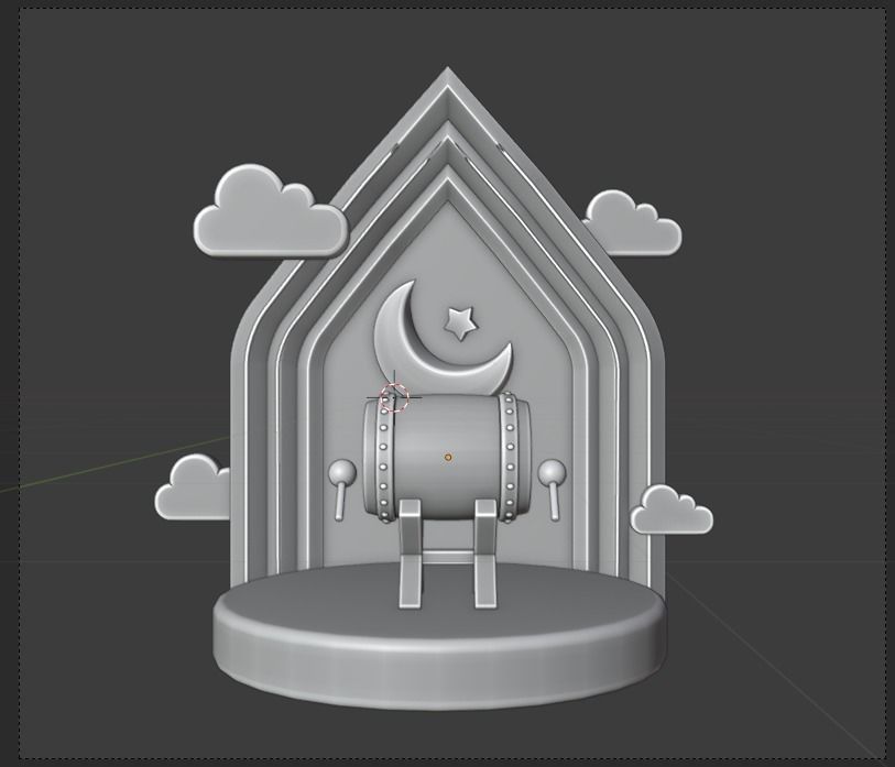 Islamic 3d Illustration  Icon Pack 3D model_8