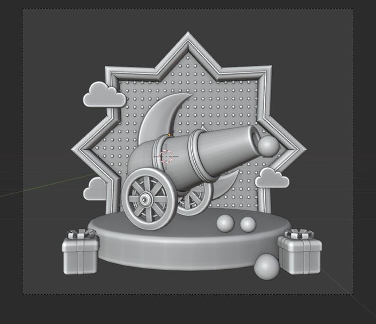 Islamic 3d Illustration  Icon Pack 3D model_9