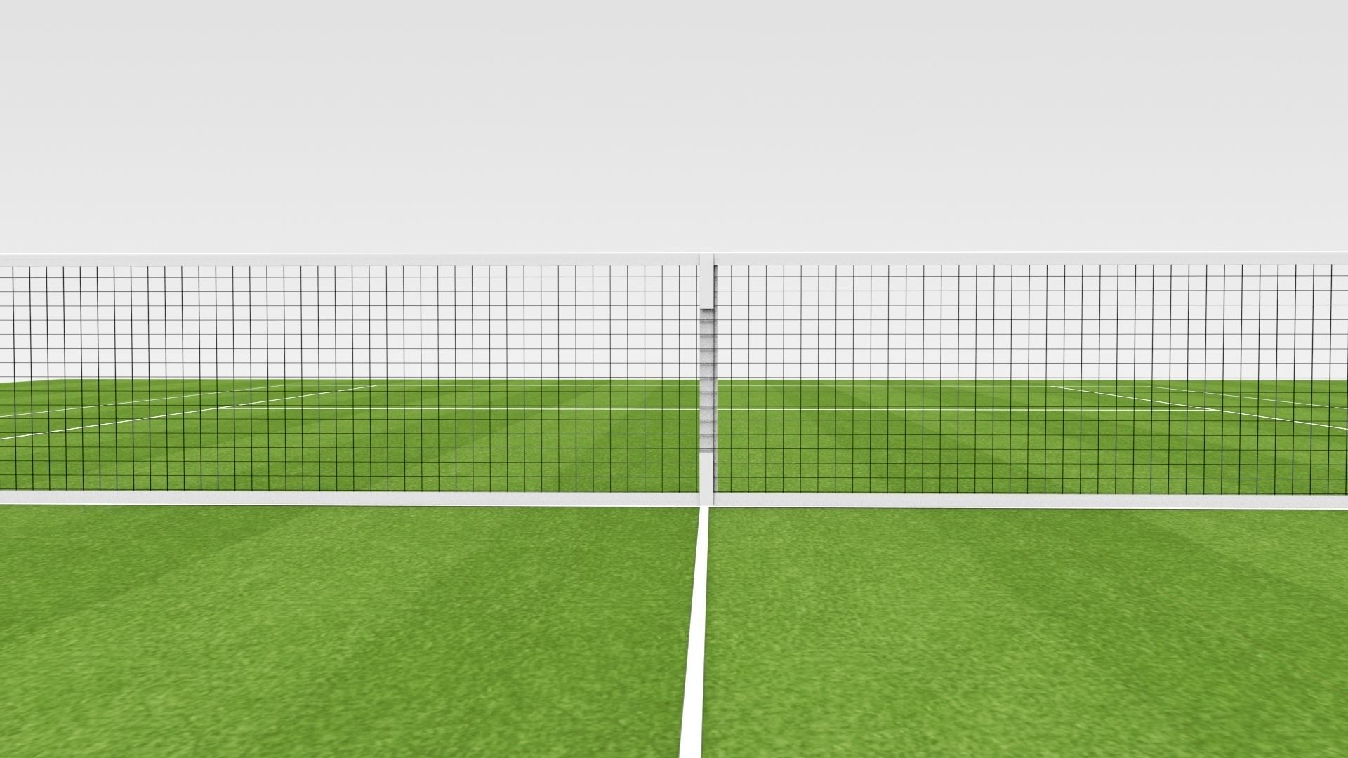 Tennis Court 3D model_6