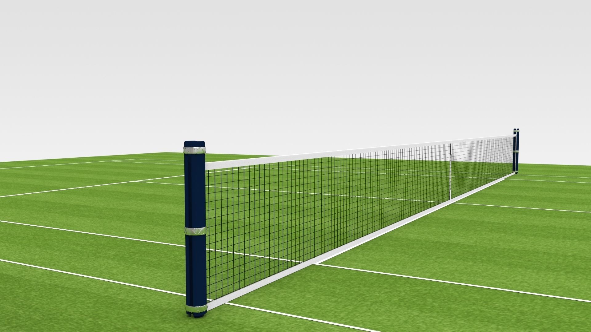 Tennis Court 3D model_5