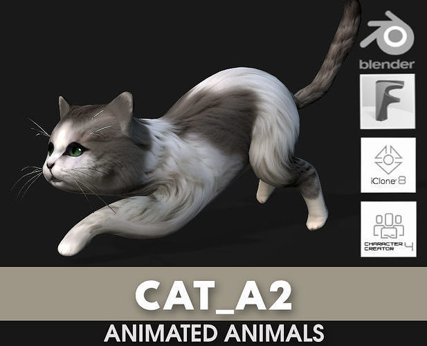 Cat A2 3D model