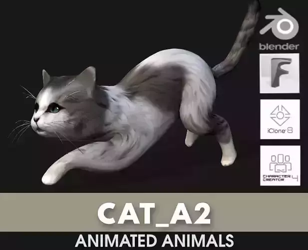 Cat A2 3D model