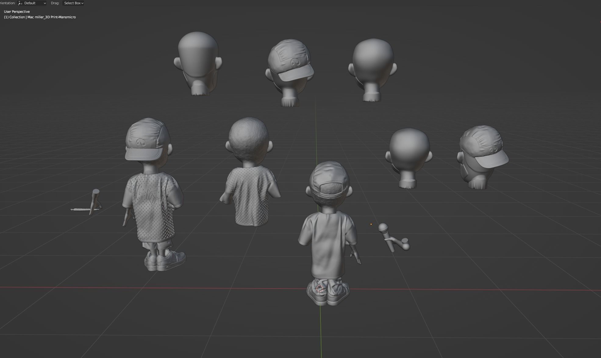 Mac Miller Kids Art toy 3D print model_5