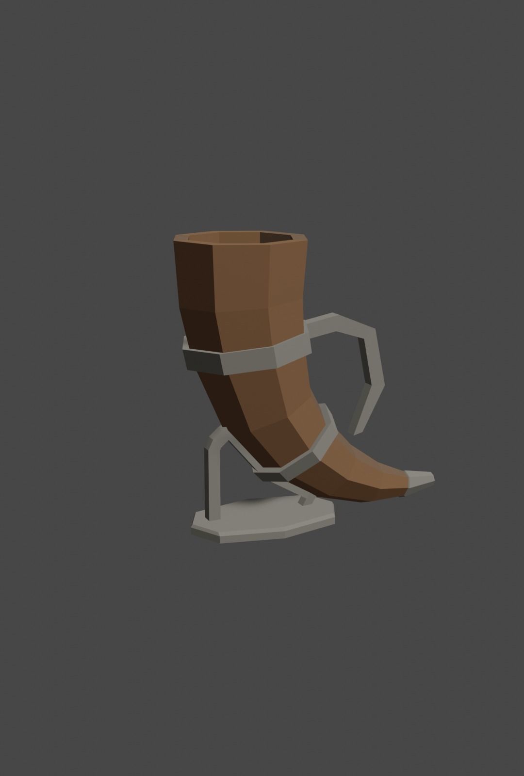 Tavern Mugs Set Low-Poly Low-poly 3D model_5