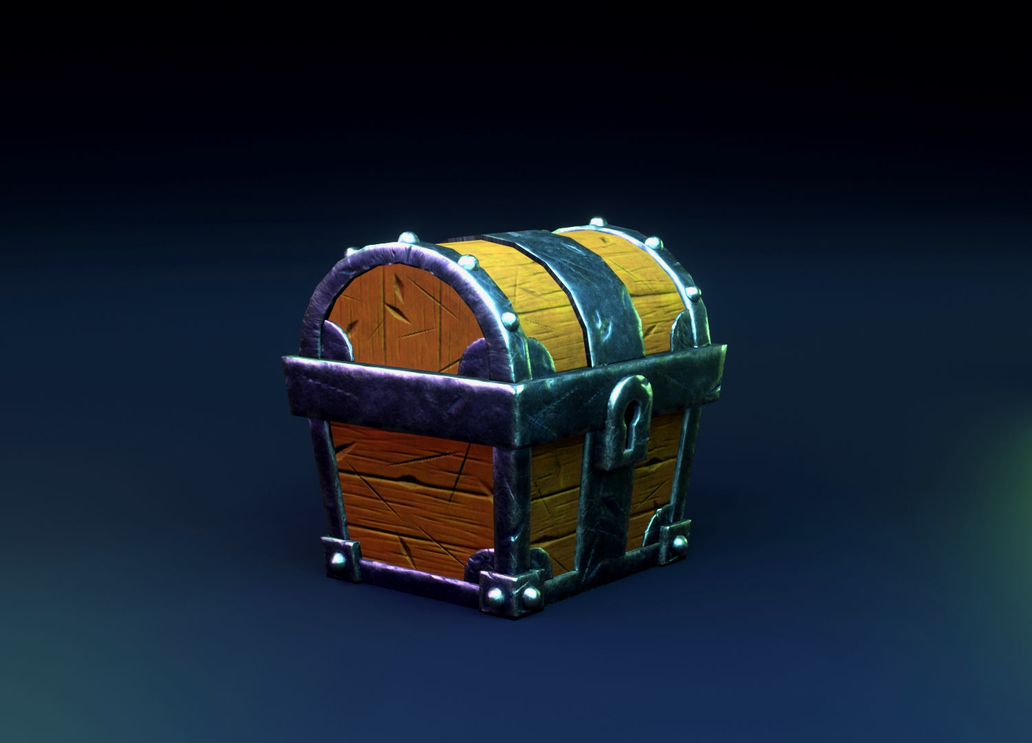 Chest - Low Poly Game Asset Low-poly 3D model_1