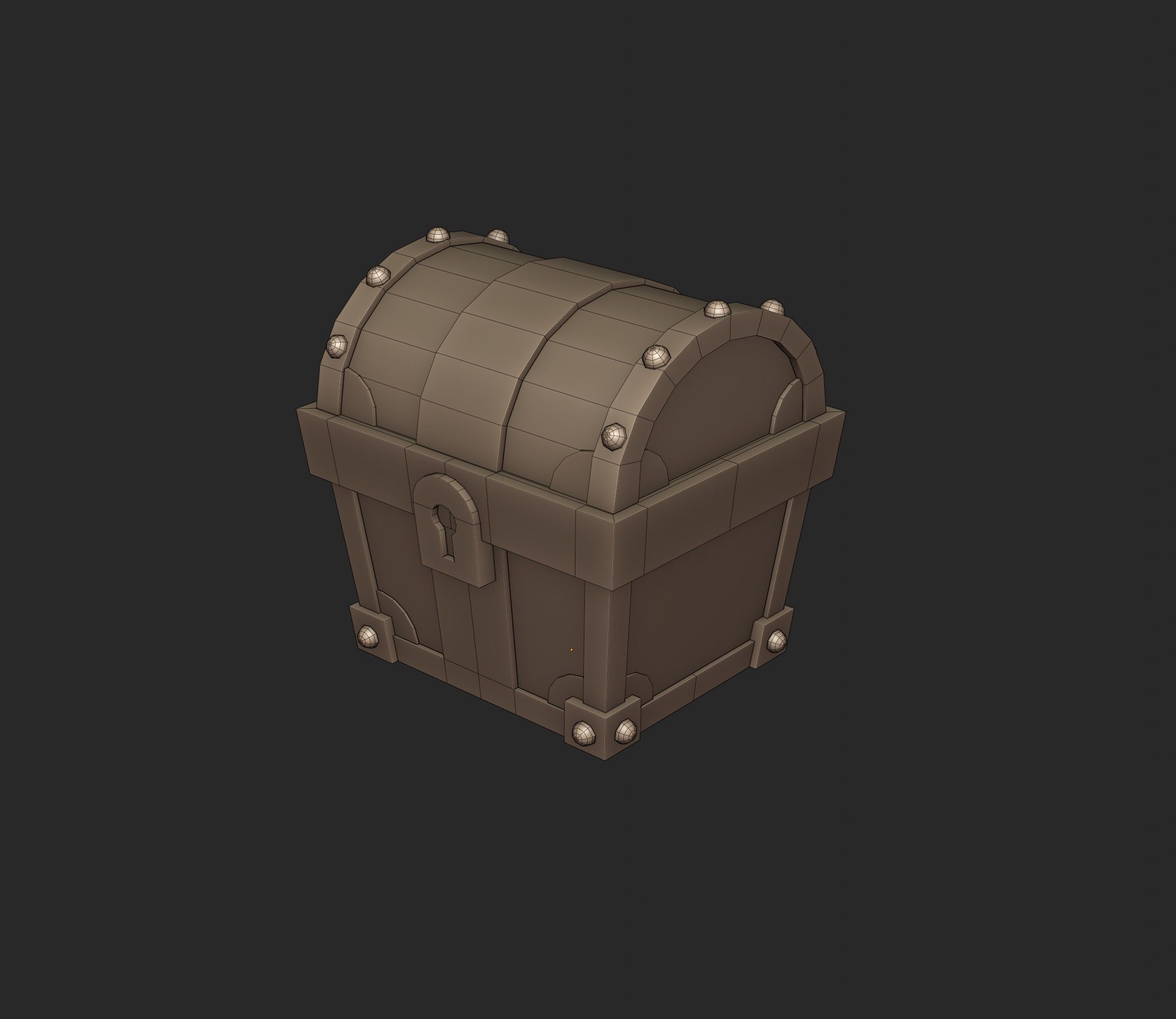 Chest - Low Poly Game Asset Low-poly 3D model_3