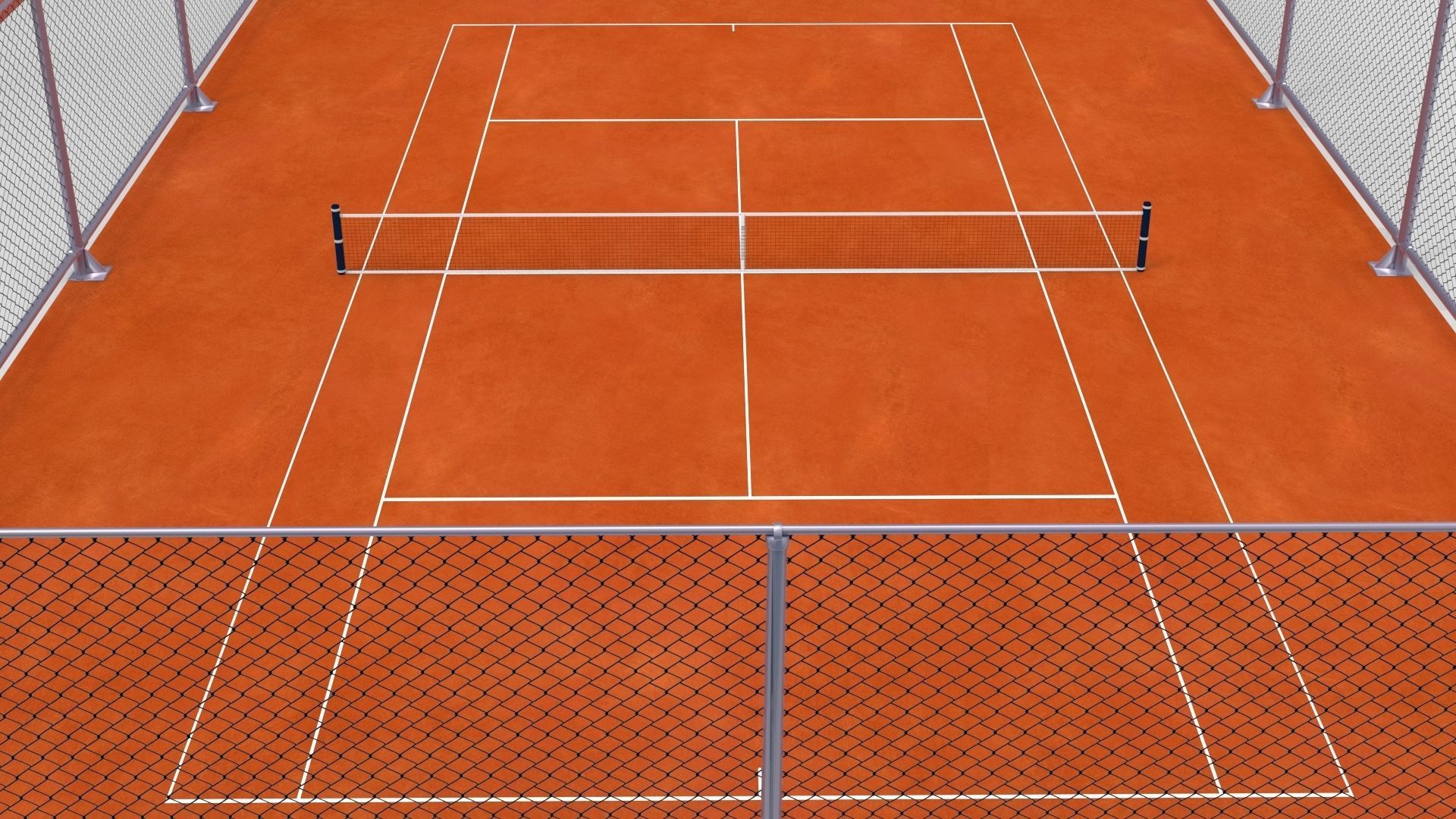Tennis Court Collections 3D model_6