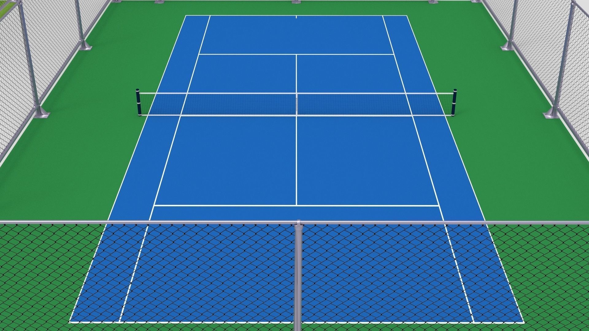 Tennis Court Collections 3D model_3