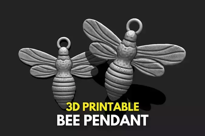Bee 3D Pendant - 3D Print 3D print model