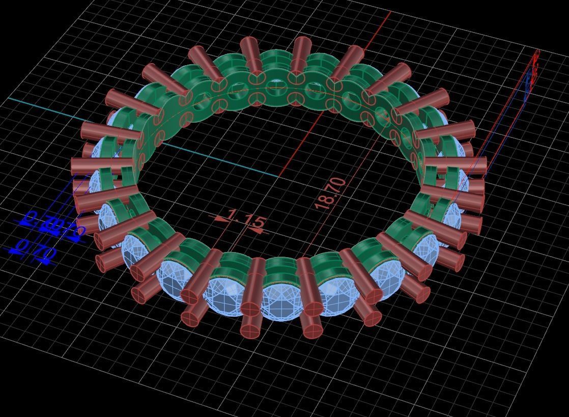 Ring tif style etr forev infinity 8 3D print model_11