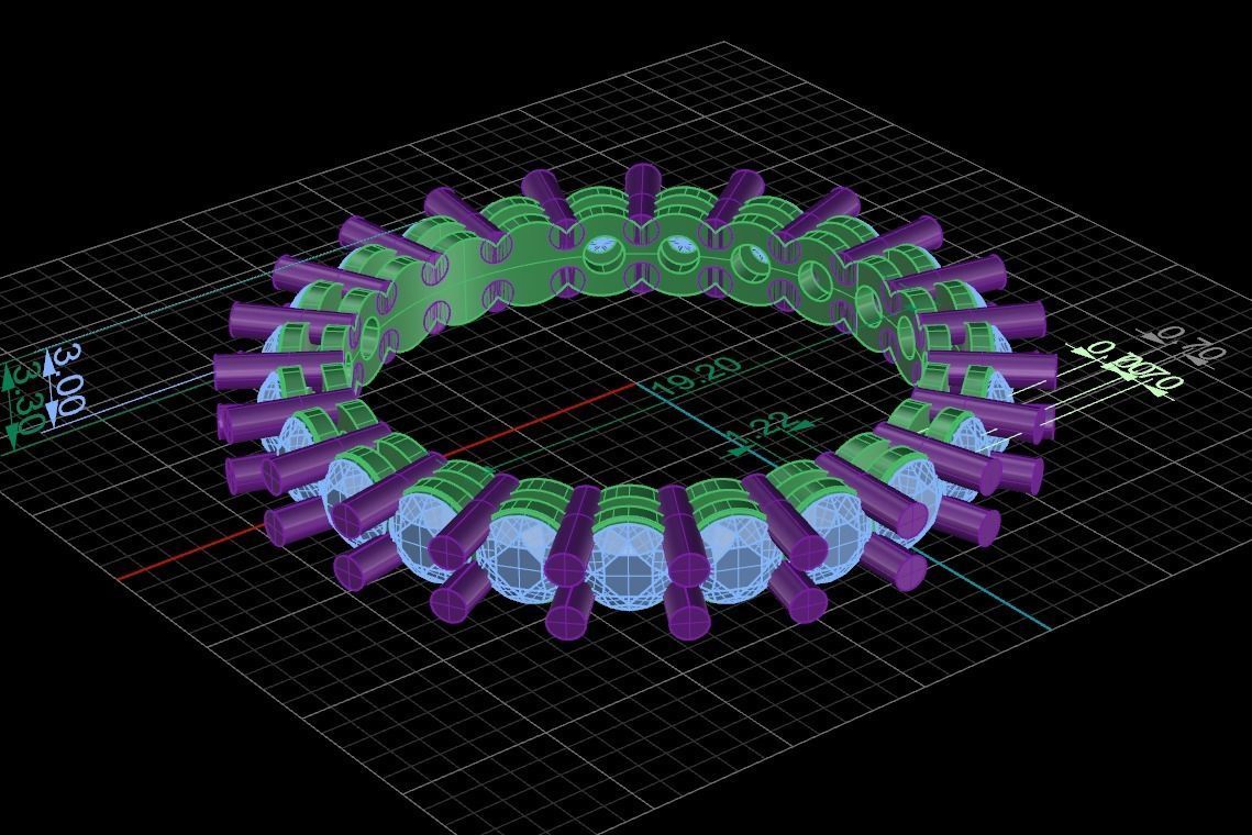 Ring tif style etr forev infinity 9 3D print model_10