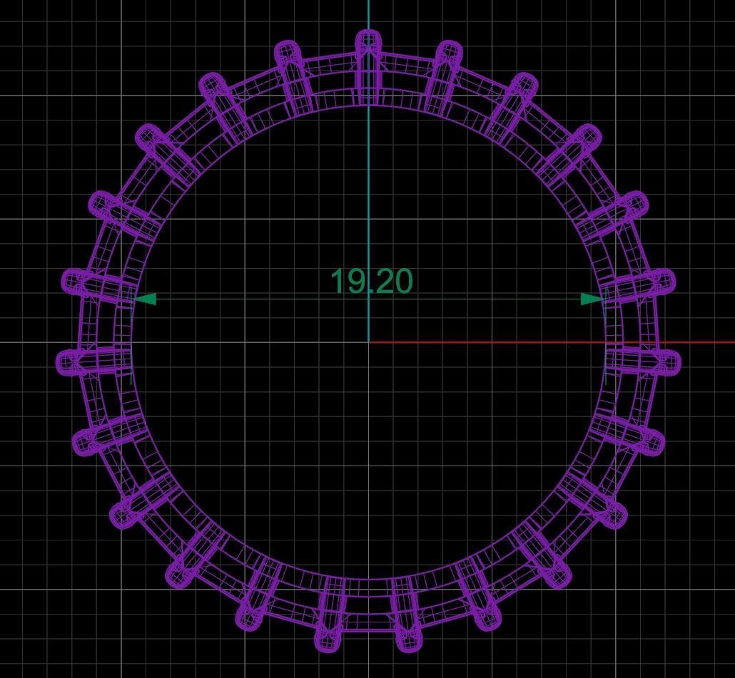 Ring tif style etr forev infinity 9 3D print model_7