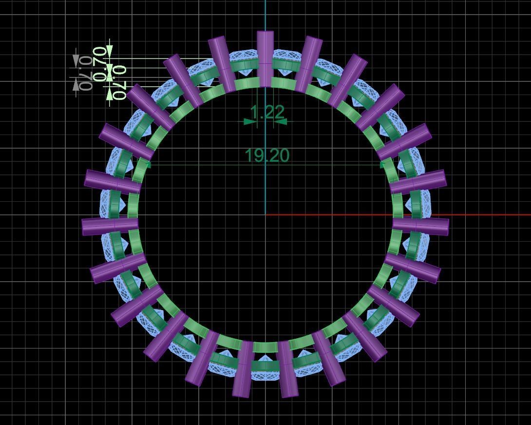 Ring tif style etr forev infinity 9 3D print model_12