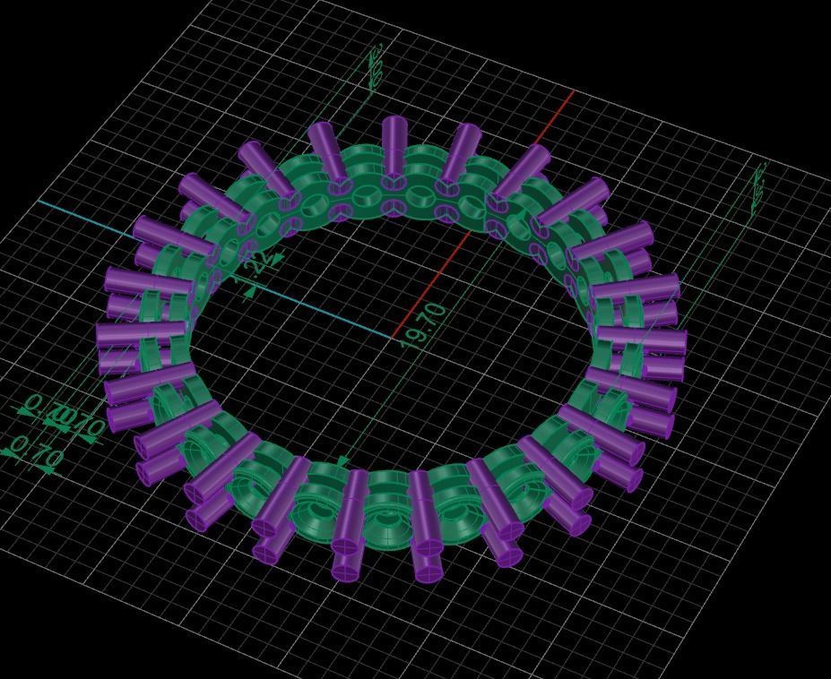 Ring tif style etr forev infinity 10 3D print model_9