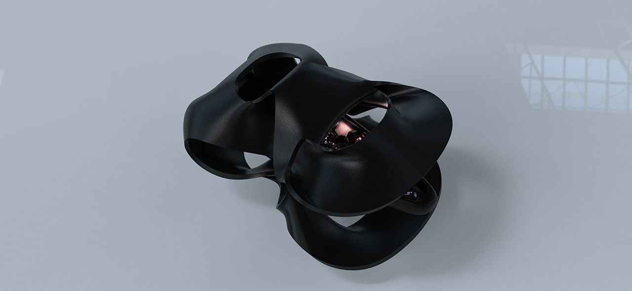 geometric modern art gm11 3D print model_6