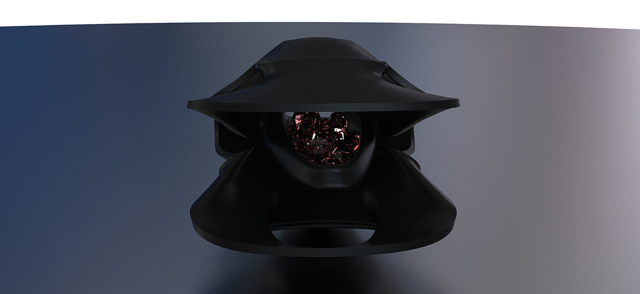 geometric modern art gm11 3D print model_5