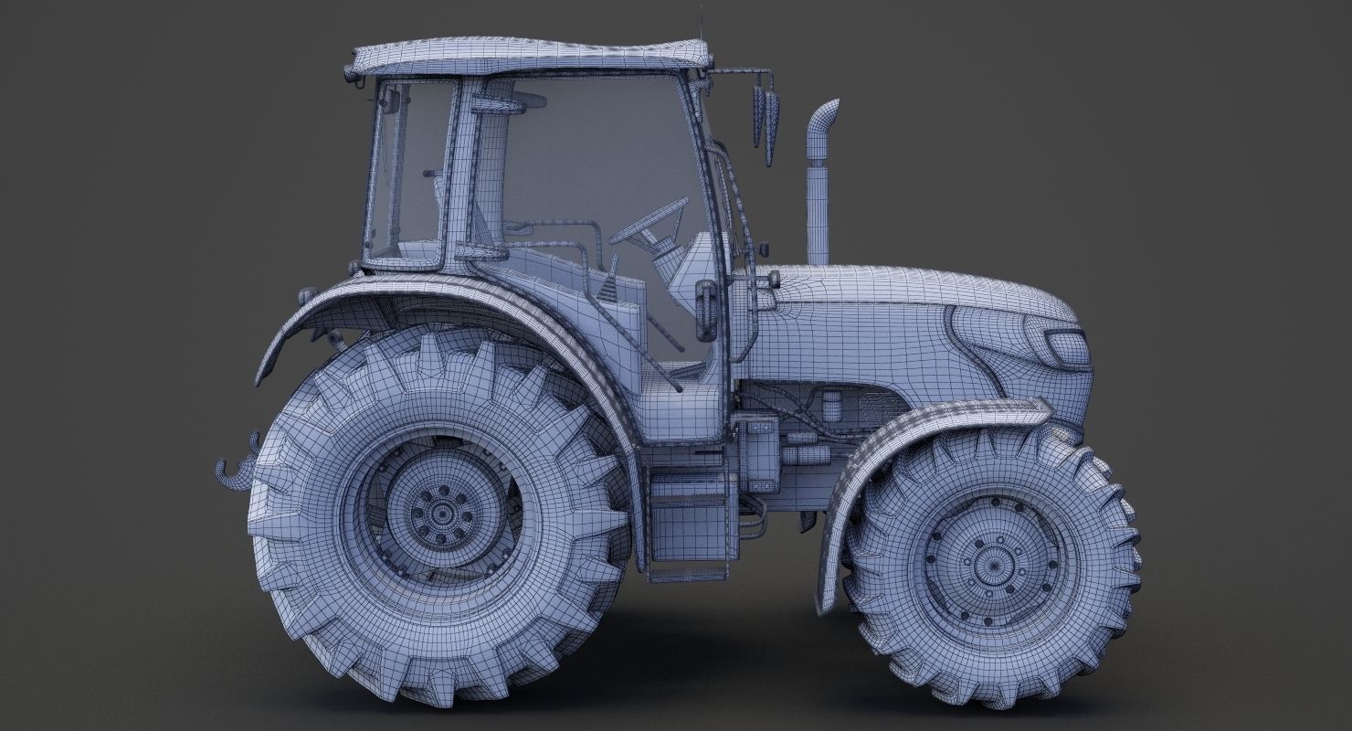 Generic Tractor 01 3D model_24