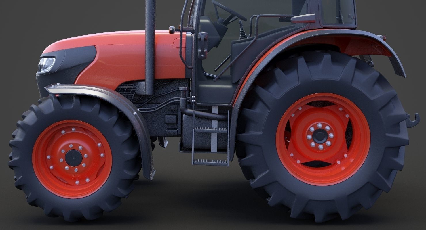 Generic Tractor 01 3D model_15