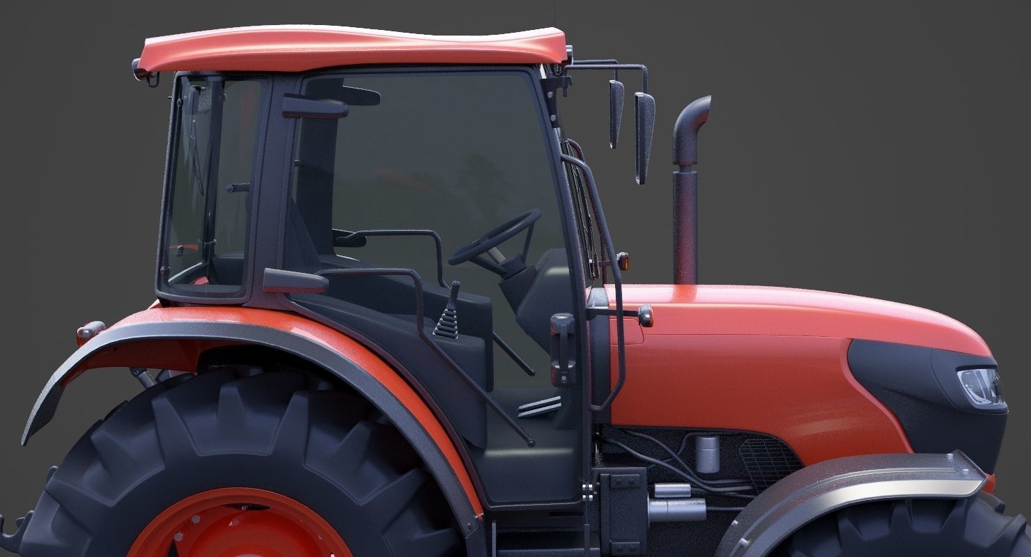 Generic Tractor 01 3D model_18