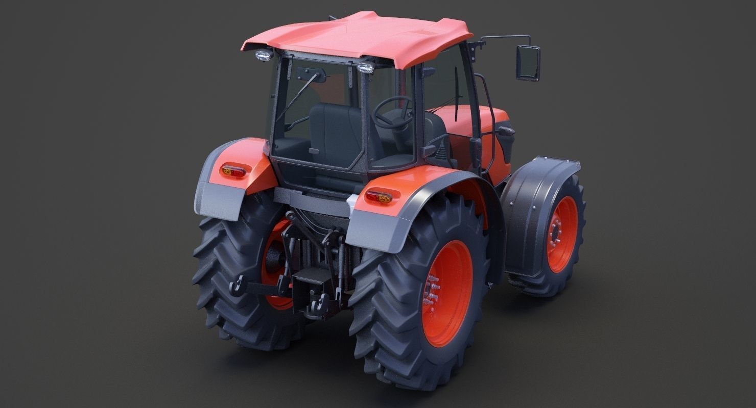 Generic Tractor 01 3D model_10
