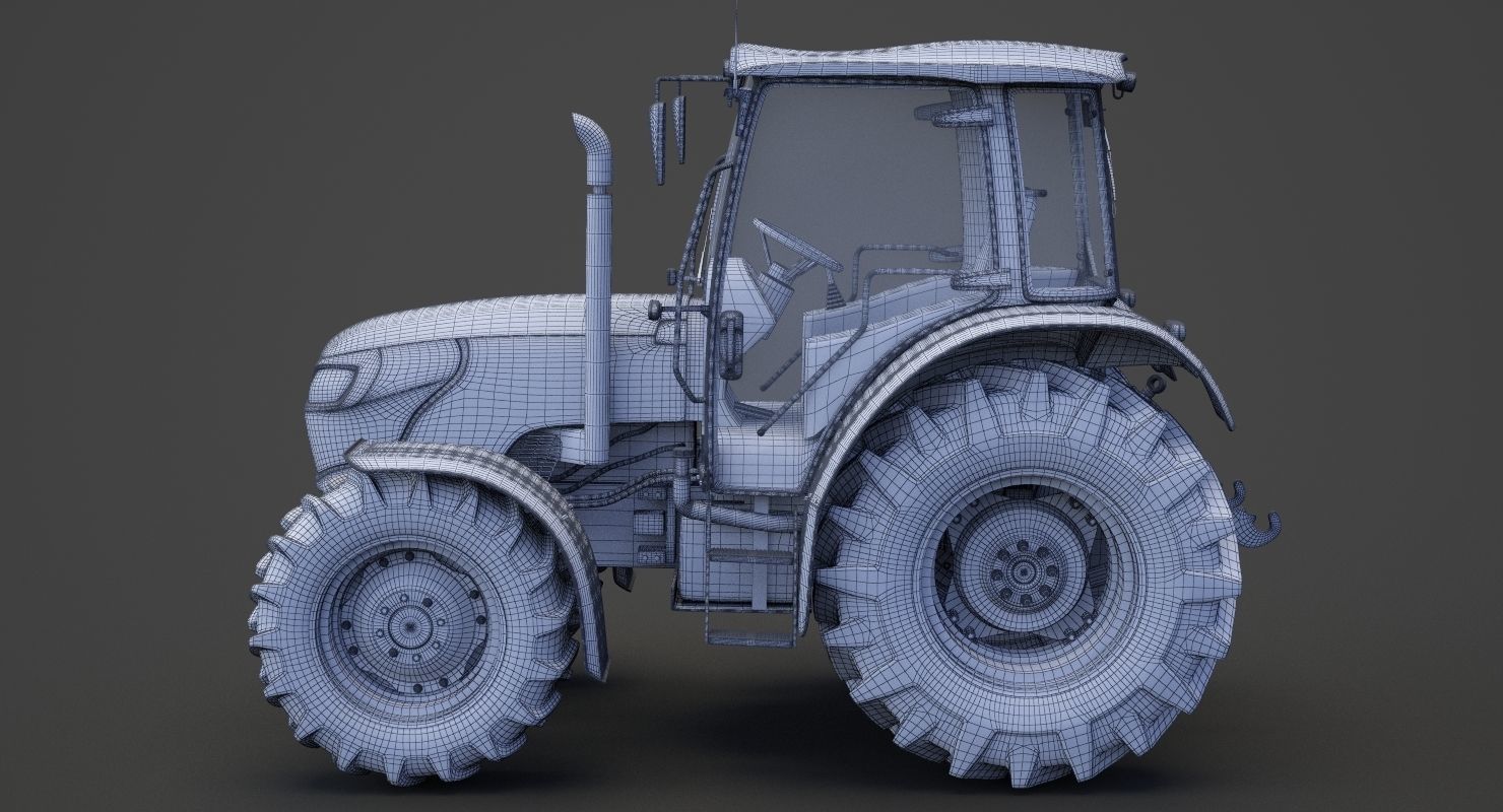 Generic Tractor 01 3D model_23