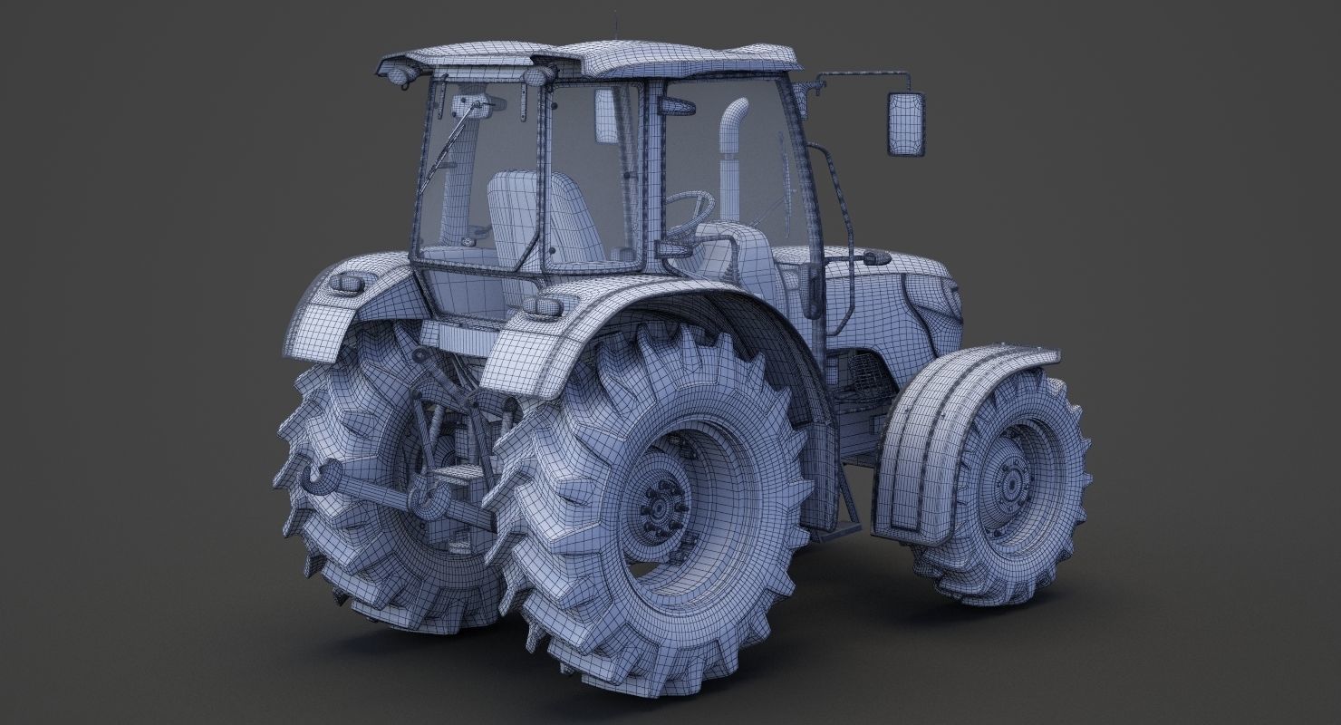 Generic Tractor 01 3D model_21