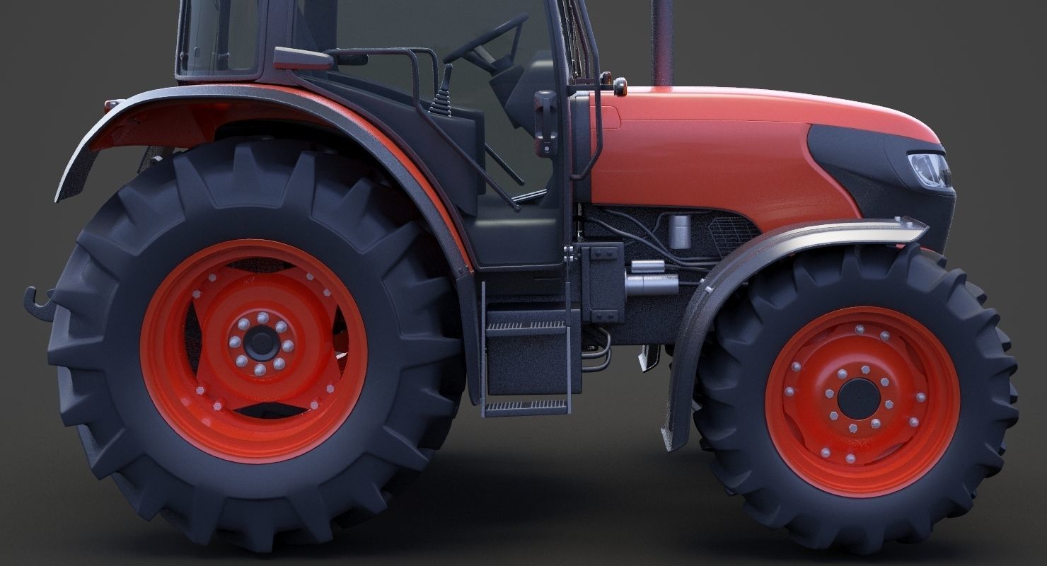 Generic Tractor 01 3D model_17
