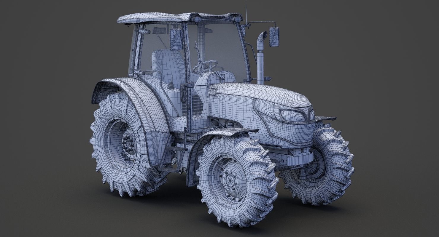 Generic Tractor 01 3D model_20