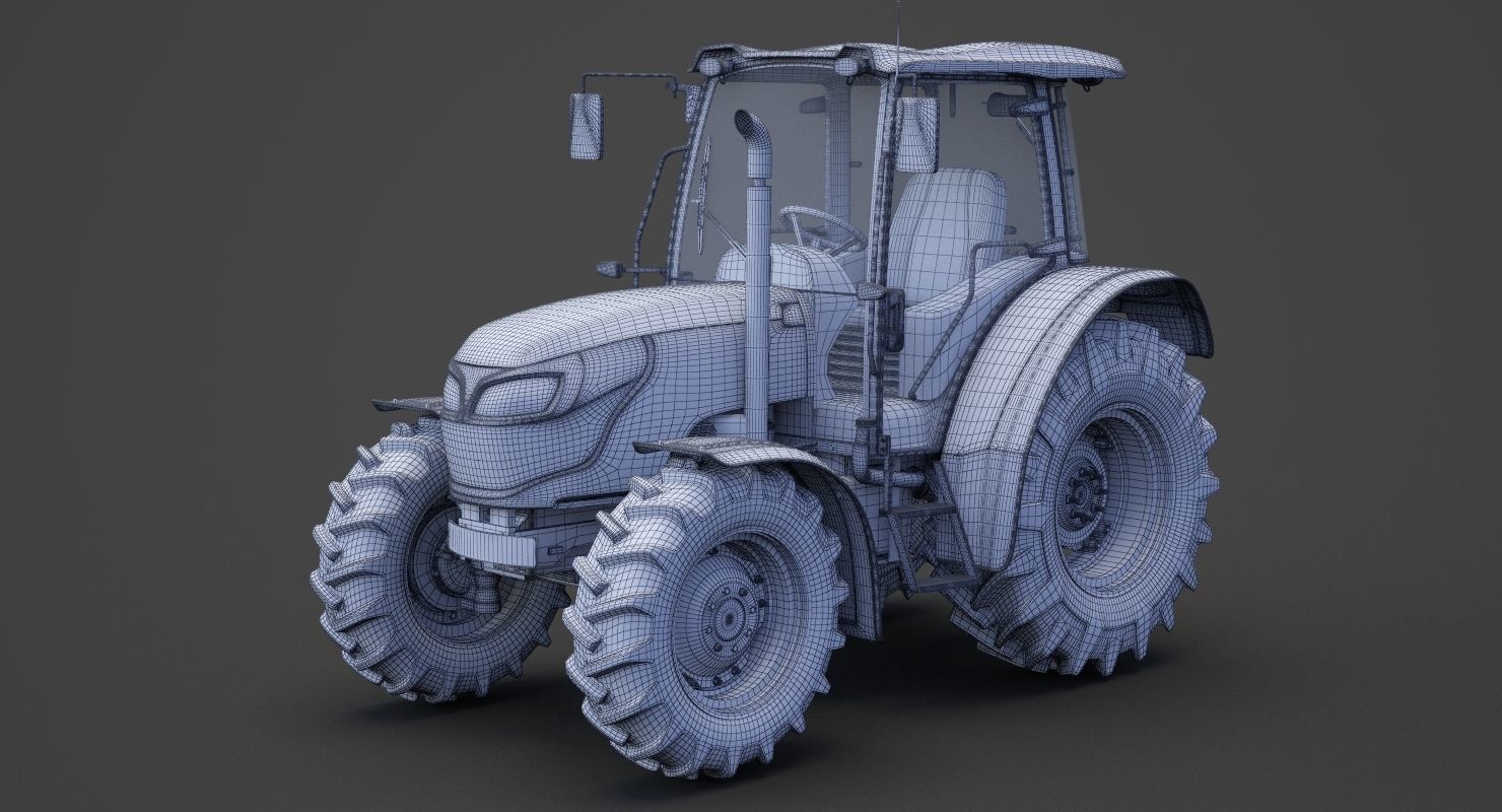 Generic Tractor 01 3D model_19