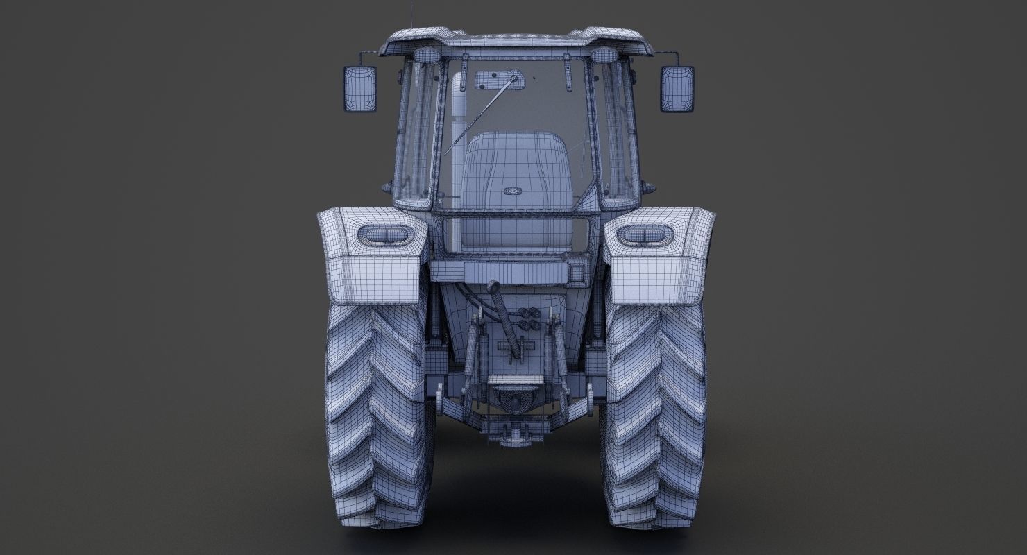 Generic Tractor 01 3D model_26
