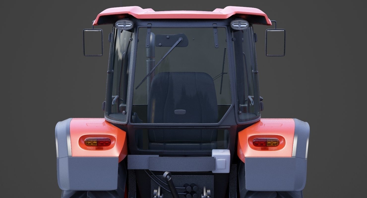 Generic Tractor 01 3D model_13