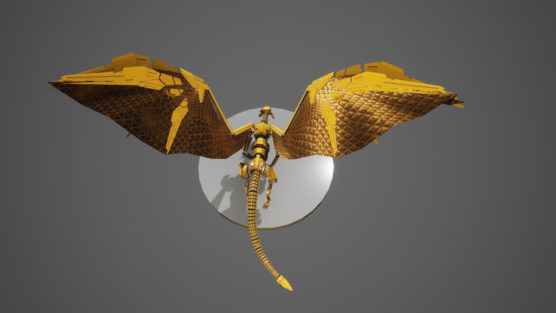 Dragon 7 UE4 Low-poly 3D model_6