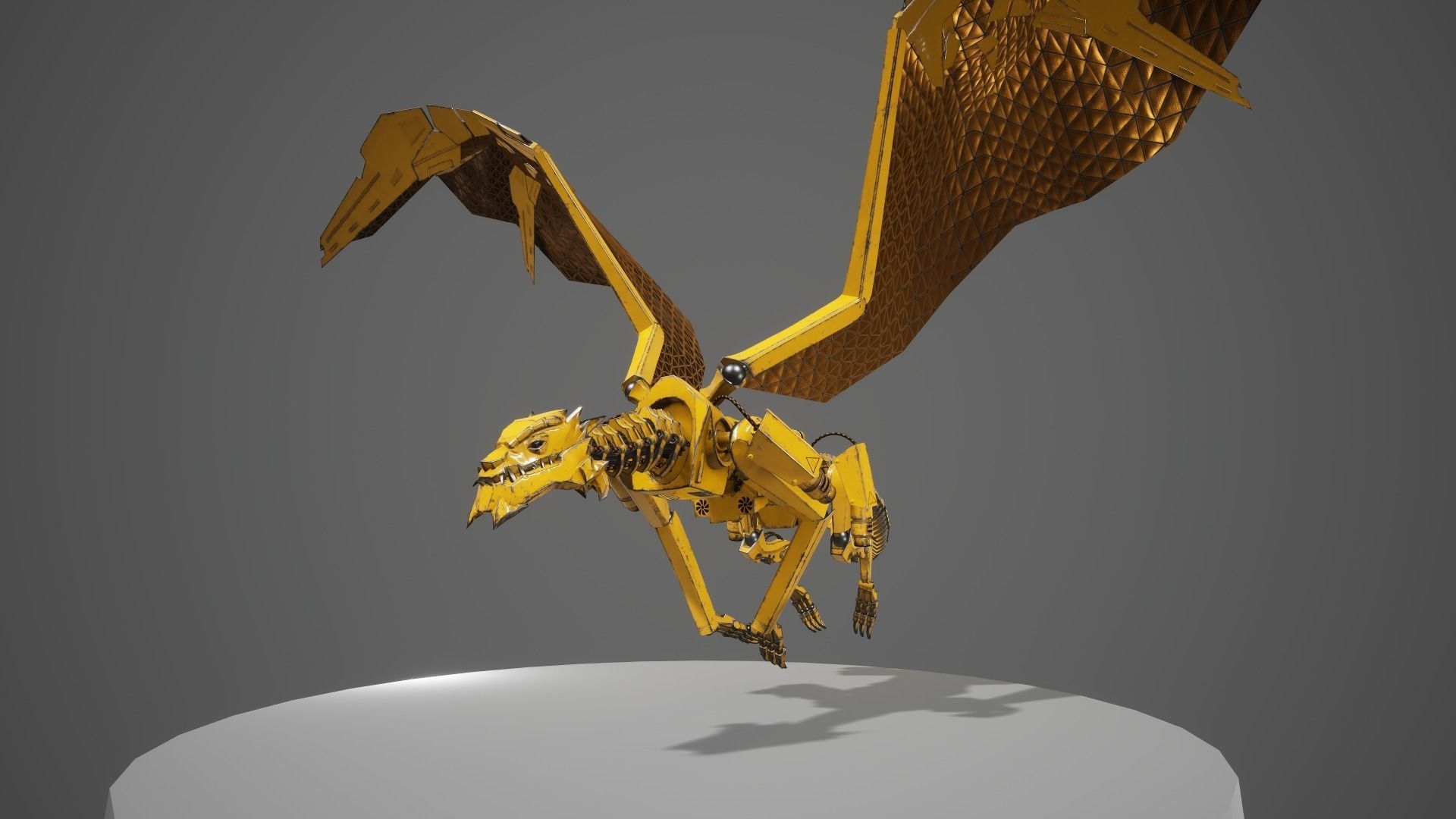 Dragon 7 UE4 Low-poly 3D model_7