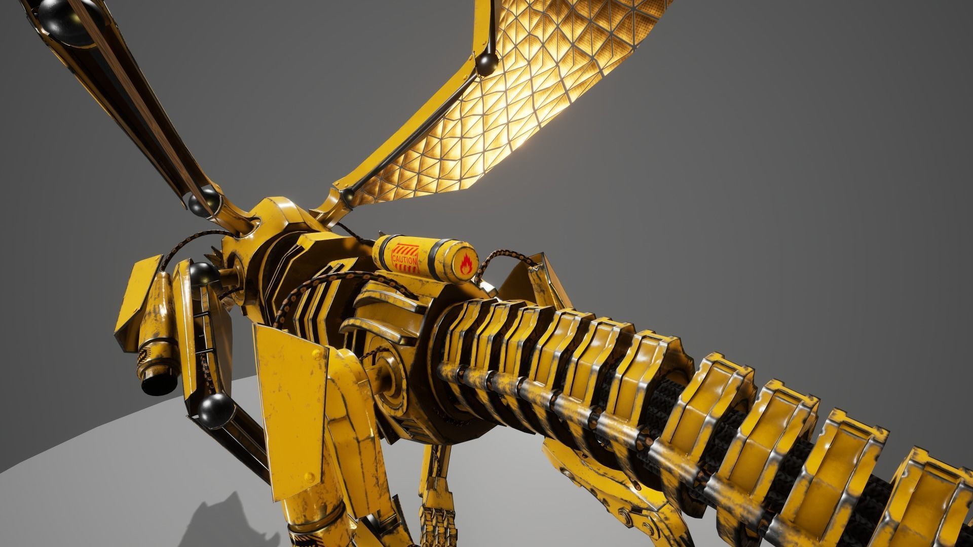 Dragon 7 UE4 Low-poly 3D model_5