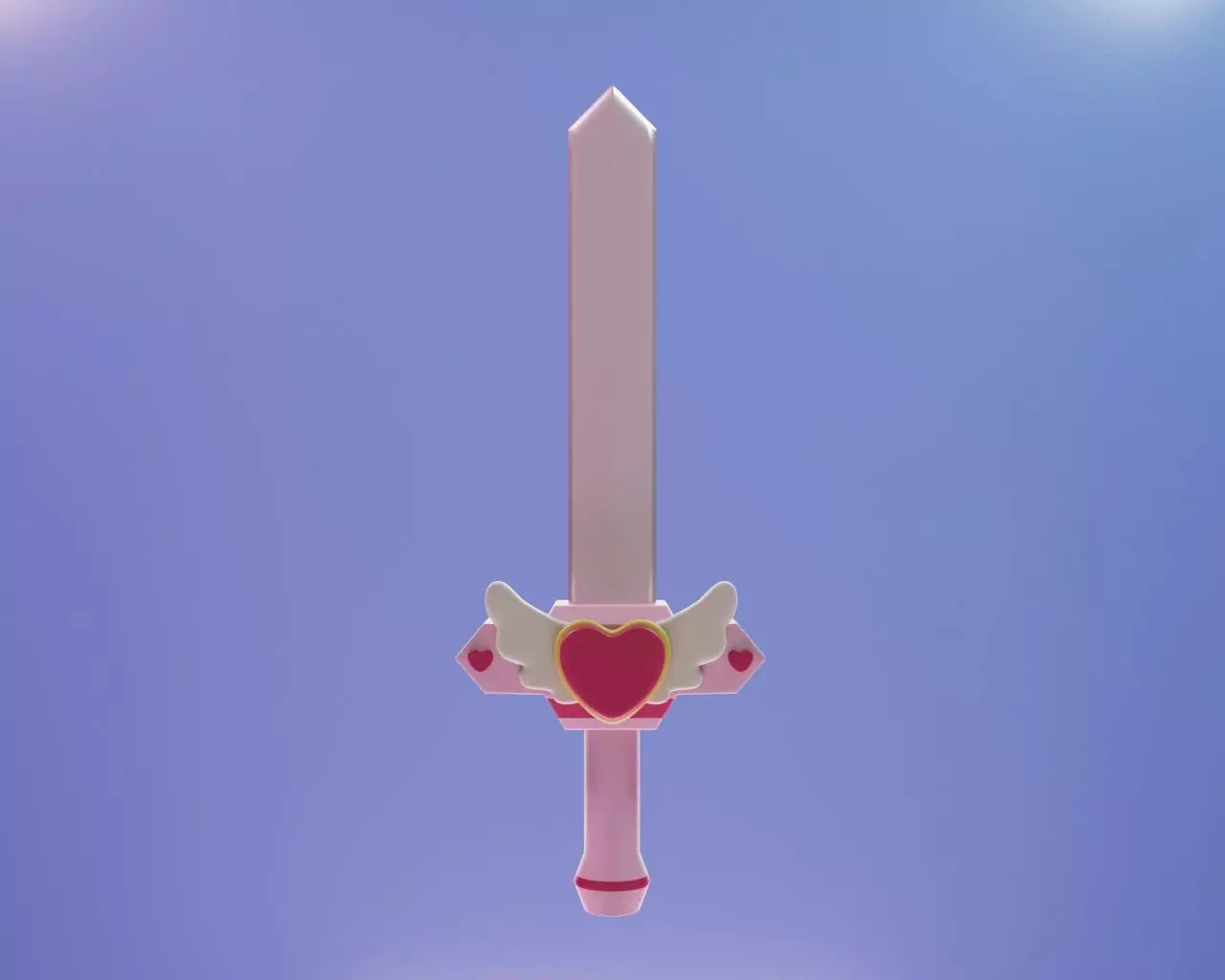 HEART SWORD 3D model_0