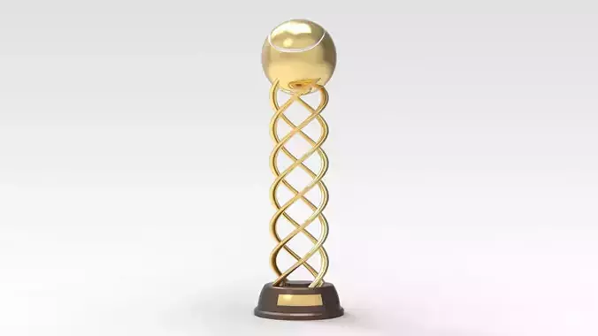 Tennis Trophy 3D model