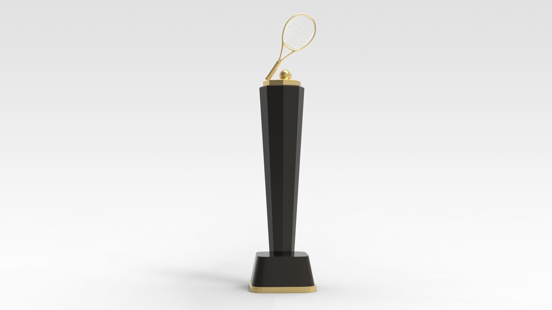Tennis Trophy 3D model_4
