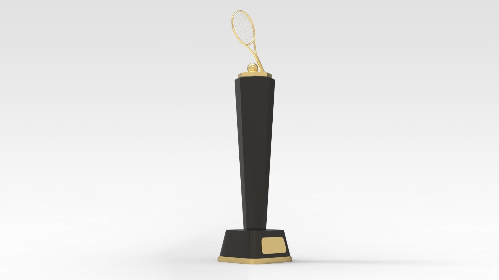 Tennis Trophy 3D model_6