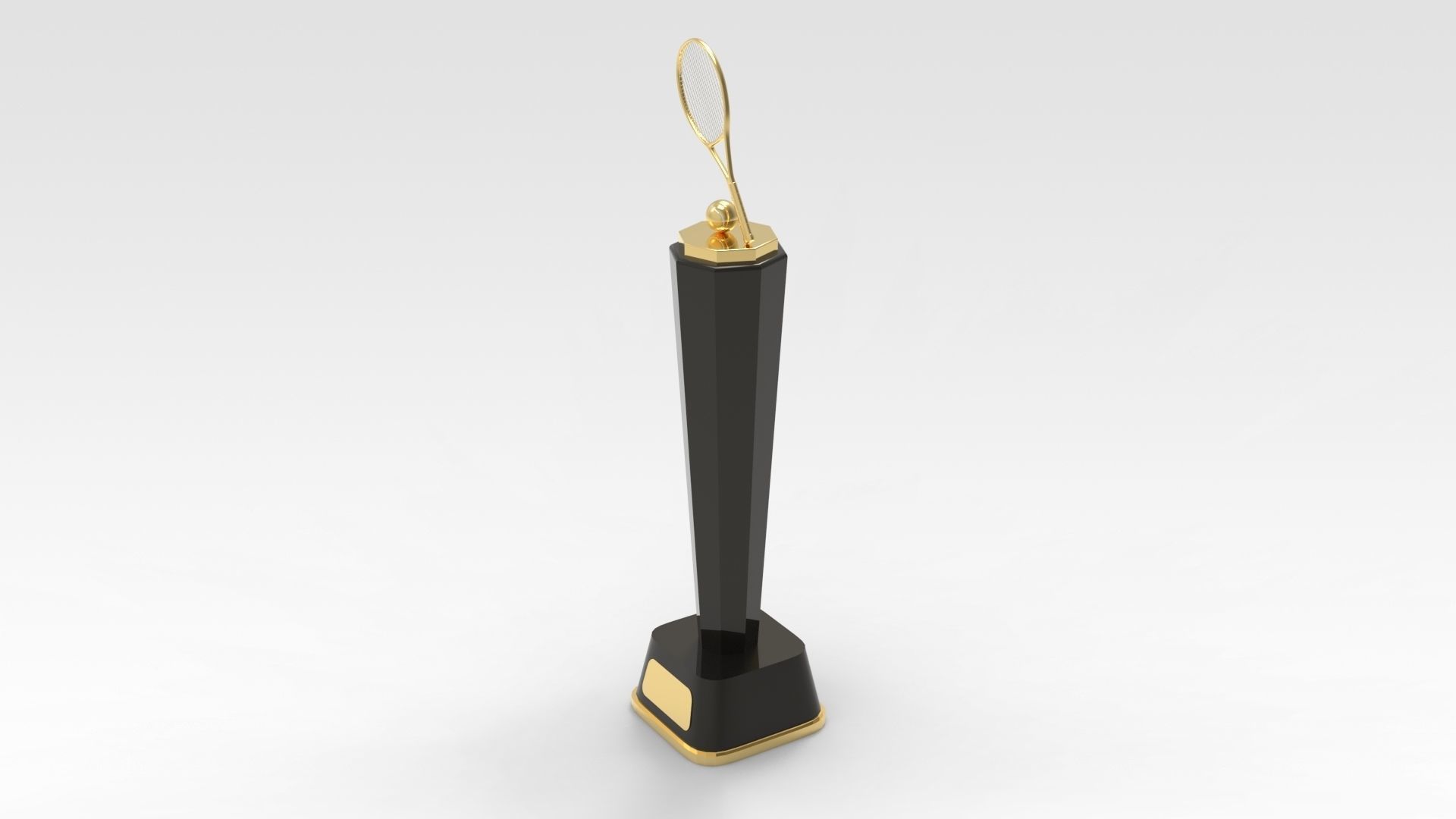 Tennis Trophy 3D model_1