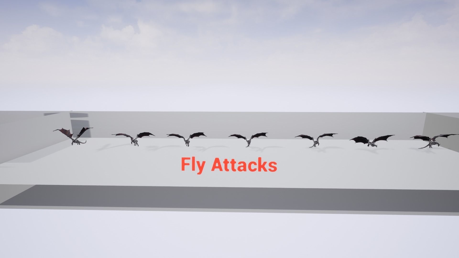 Dragon 8 Wyvern UE4 and Unity Low-poly 3D model_20