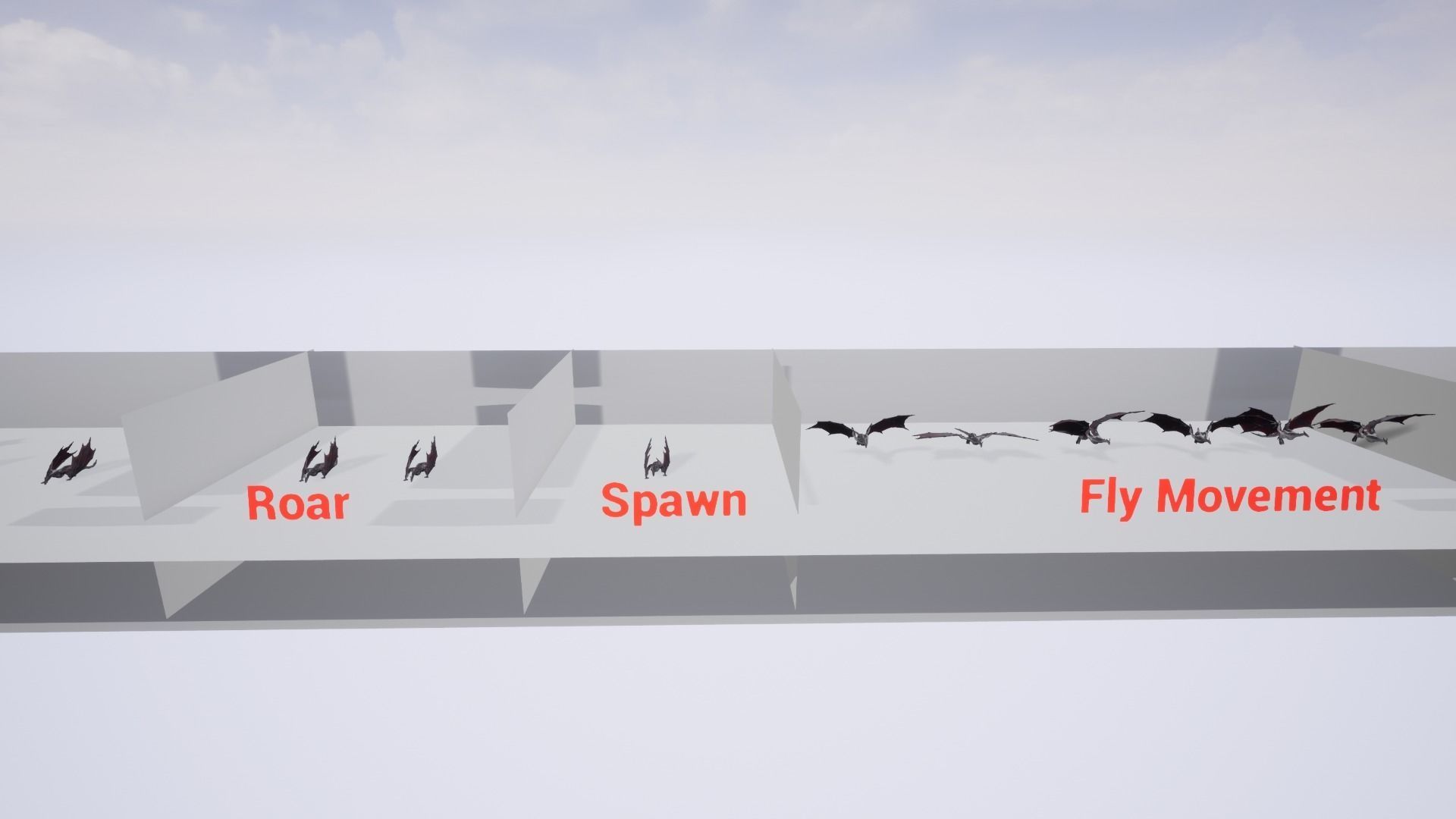 Dragon 8 Wyvern UE4 and Unity Low-poly 3D model_16