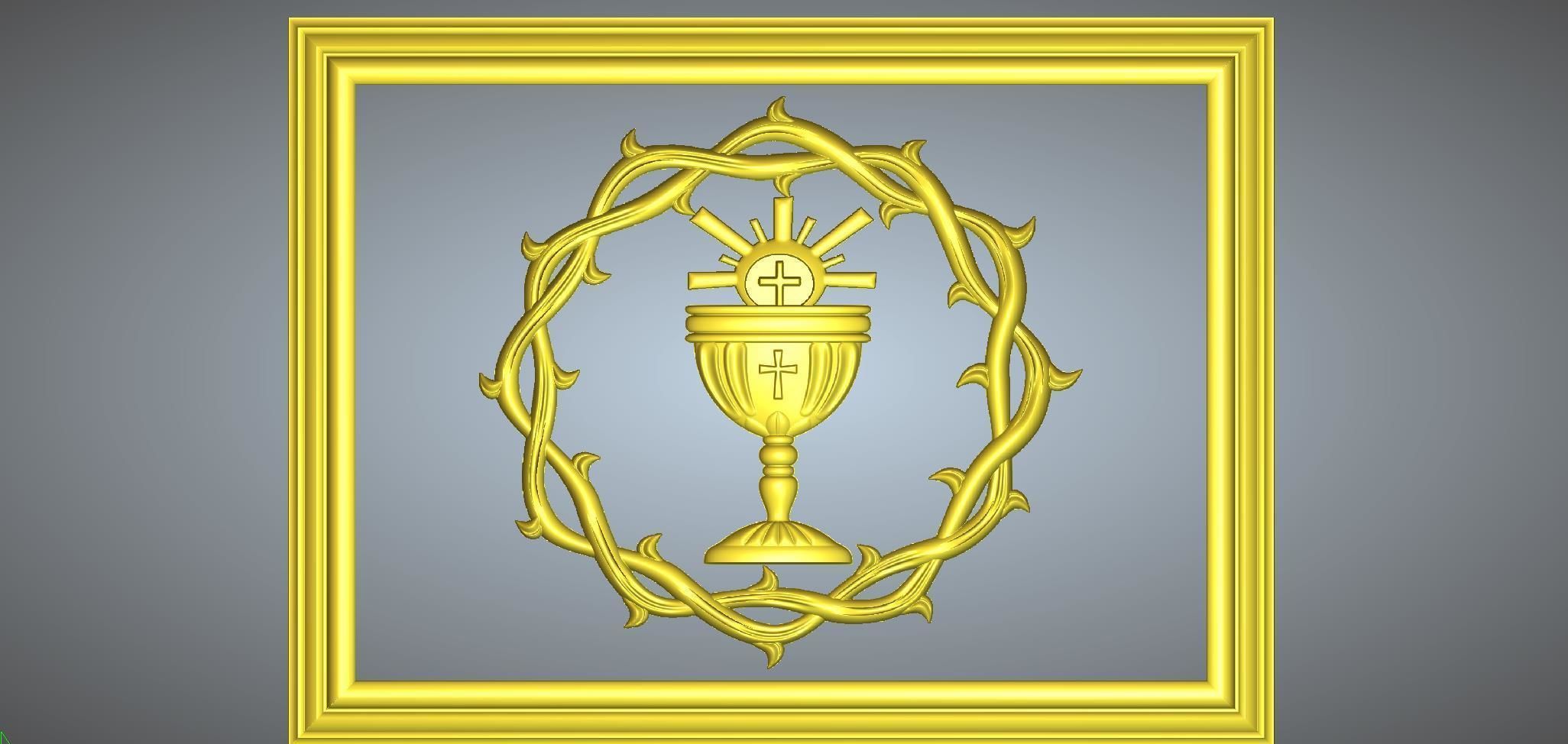 Crown of thorns - CHURCH ALTAR 3D print model_14