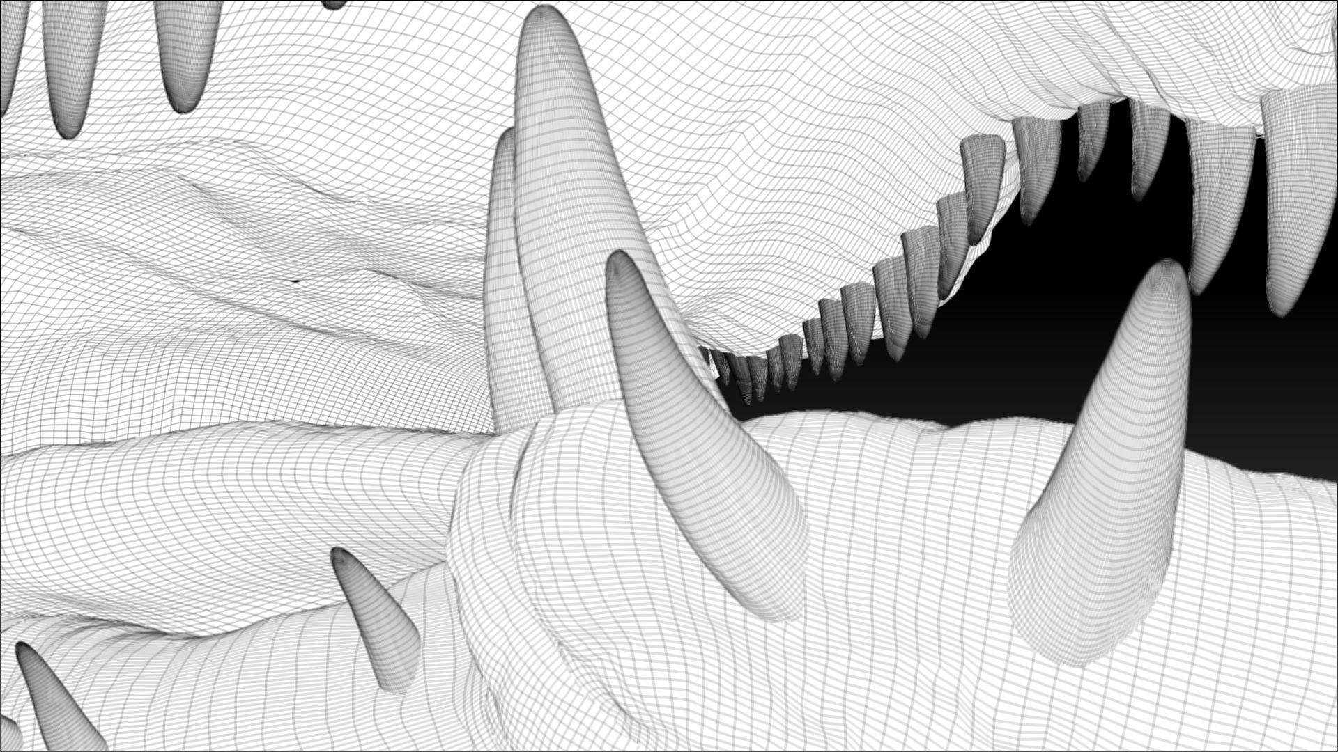 Dinosaur Deinosuchus Riograndensis Sculpt Project 3D model_15