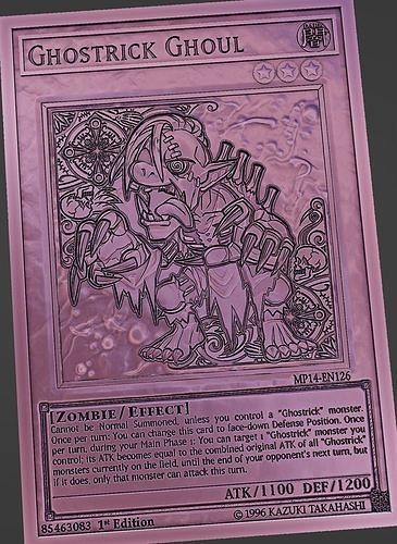 ghostrick ghoul - yugioh 3D print model