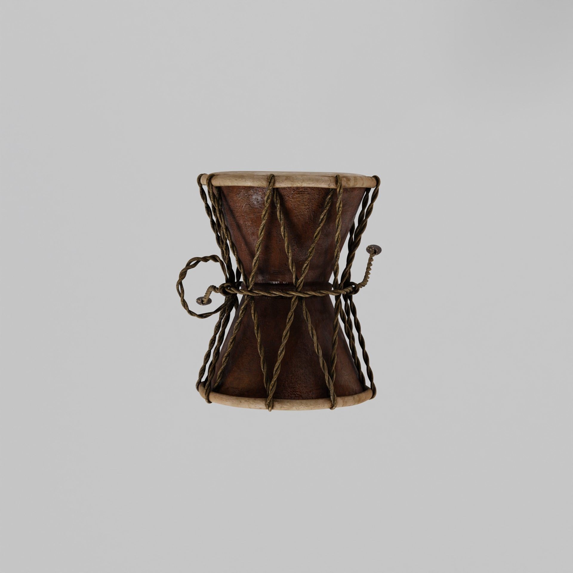Damaru or Power Drum 3D model_4