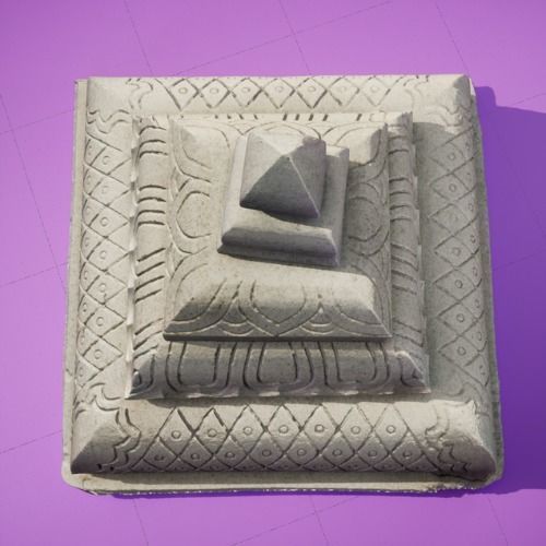 Home Temple Gopuram- 3d Model 3D model_5