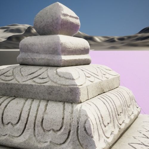 Home Temple Gopuram- 3d Model 3D model_2