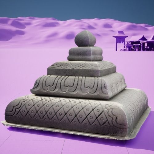 Home Temple Gopuram- 3d Model 3D model_1